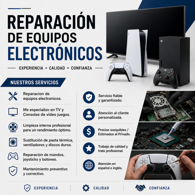 Reparacion de equipos electronicos en Houston